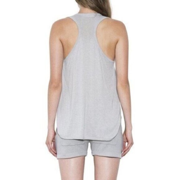 Anthropologie One Grey Day Orion Knit Tank Top Racerback V-neck Cream Size XS - Picture 16 of 16